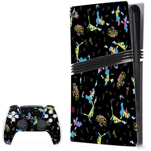 Disney Goofy Movie Pattern PlayStation PS5 Skins
