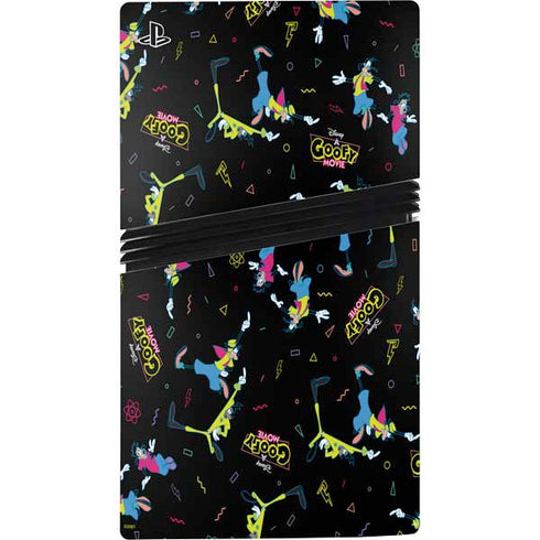 Disney Goofy Movie Pattern PS5 Pro Console Skin