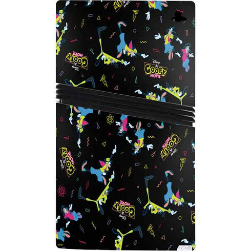 Disney Goofy Movie Pattern PS5 Pro Console Skin