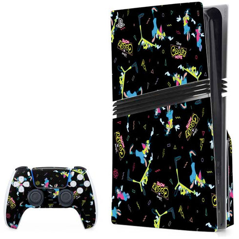 Disney Goofy Movie Pattern PlayStation PS5 Skins