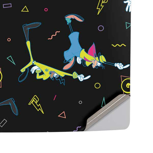 Disney Goofy Movie Pattern PS5 Pro Disk Console Skin