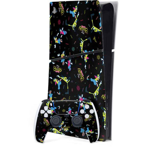 Disney Goofy Movie Pattern PlayStation PS5 Skins