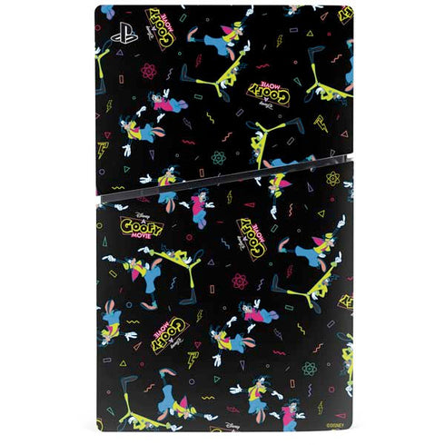 Disney Goofy Movie Pattern PS5 Slim Disk Console Skin