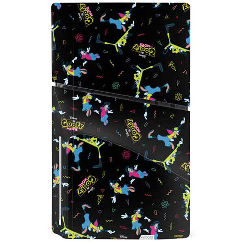 Disney Goofy Movie Pattern PS5 Slim Disk Console Skin