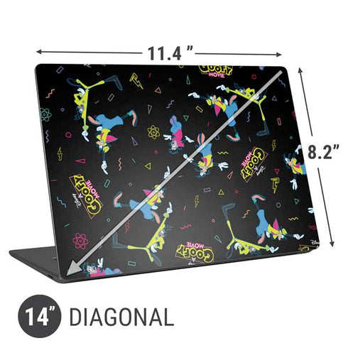 Disney Goofy Movie Pattern Universal Laptop 14in (11.4 x 8.2in) Skin