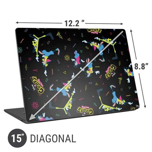 Disney Goofy Movie Pattern Universal Laptop 15in (12.2 x 8.8in) Skin