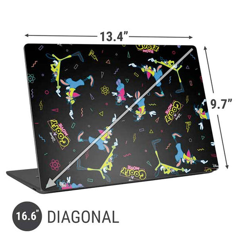 Disney Goofy Movie Pattern Universal Laptop 16.6in (13.4 x 9.7in) Skin