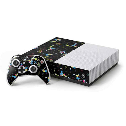 Disney Goofy Movie Pattern Xbox One S All-Digital Edition Bundle Skin