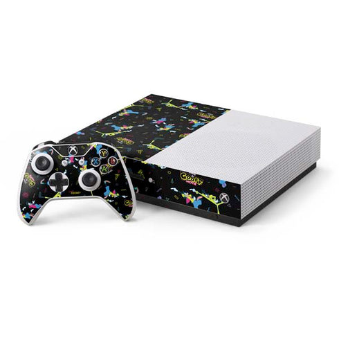 Disney Goofy Movie Pattern Xbox One S Console and Controller Bundle Skin