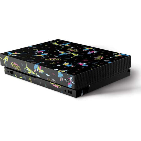 Disney Goofy Movie Pattern Xbox One X Console Skin