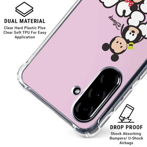 Disney Tsum Tsum Goofy Mickey and Minnie Galaxy A36 5G Clear Case