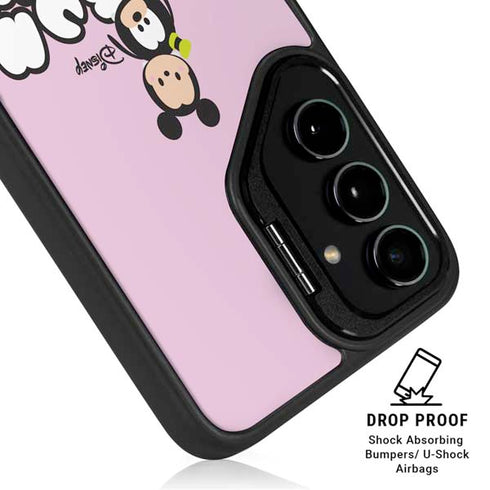 Disney Tsum Tsum Goofy Mickey and Minnie Galaxy S24 FE Kickstand Case