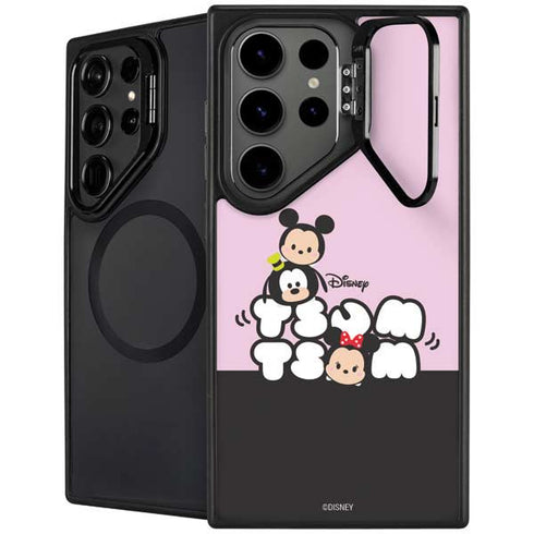 Disney Tsum Tsum Goofy Mickey and Minnie Galaxy S25 Ultra Kickstand Case