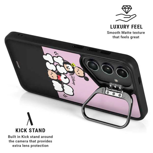 Disney Tsum Tsum Goofy Mickey and Minnie Galaxy S25 Ultra Kickstand Case