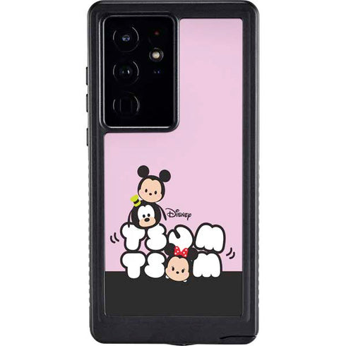 Disney Tsum Tsum Goofy Mickey and Minnie Galaxy S24 Ultra Waterproof Case