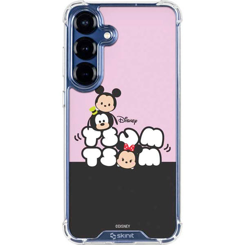 Disney Tsum Tsum Goofy Mickey and Minnie Galaxy S25 Plus Clear Case