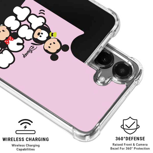 Disney Tsum Tsum Goofy Mickey and Minnie Galaxy S26 Plus Clear Case