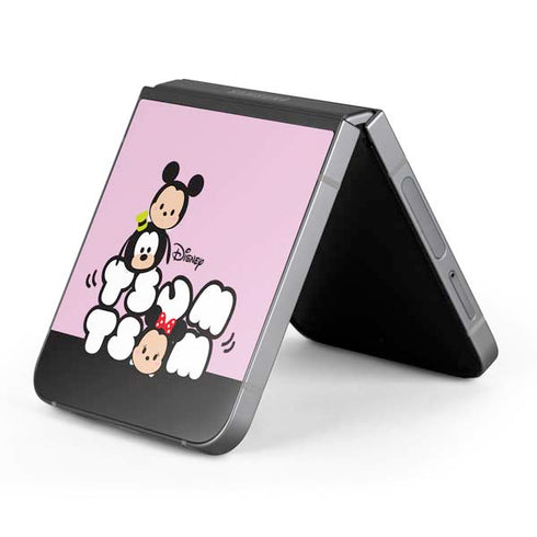 Disney Tsum Tsum Goofy Mickey and Minnie Galaxy Z Flip6 Skin