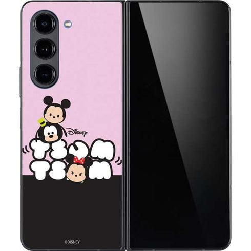 Disney Tsum Tsum Goofy Mickey and Minnie Galaxy Z Fold5 5G Skin