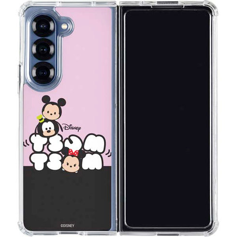 Disney Tsum Tsum Goofy Mickey and Minnie Galaxy Z Fold6 Clear Case