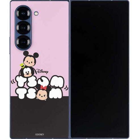 Disney Tsum Tsum Goofy Mickey and Minnie Galaxy Z Fold6 Skin