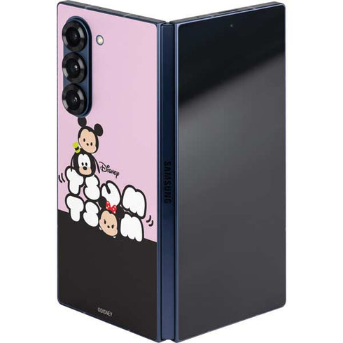 Disney Tsum Tsum Goofy Mickey and Minnie Galaxy Z Fold6 Skin