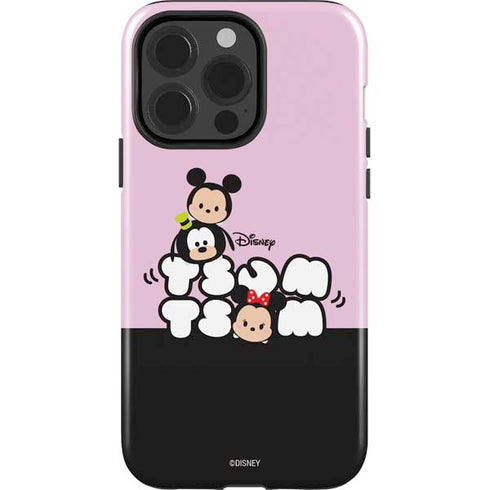 Disney Tsum Tsum Goofy Mickey and Minnie iPhone 15 Pro Impact Case