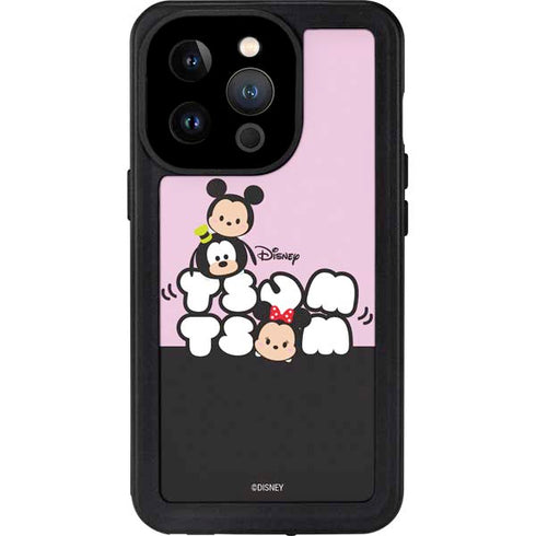 Disney Tsum Tsum Goofy Mickey and Minnie iPhone 15 Pro Waterproof Case