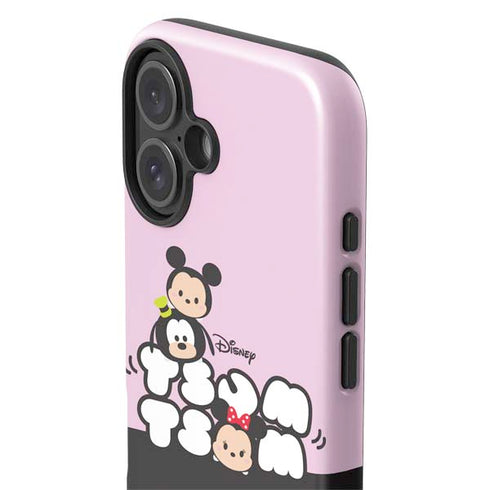 Disney Tsum Tsum Goofy Mickey and Minnie iPhone 16 Impact Case