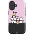 Disney Tsum Tsum Goofy Mickey and Minnie iPhone 16 Magsafe Impact Case