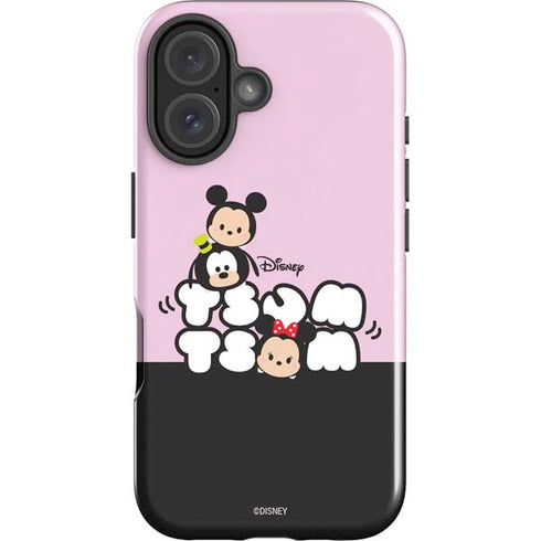 Disney Tsum Tsum Goofy Mickey and Minnie iPhone 16 Plus Impact Case
