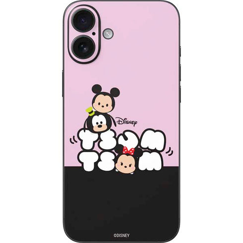 Disney Tsum Tsum Goofy Mickey and Minnie iPhone 16 Plus Skin