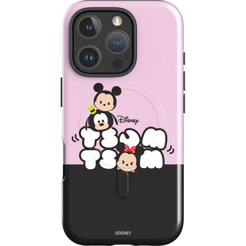Disney Tsum Tsum Goofy Mickey and Minnie iPhone 16 Pro Magsafe Impact Case