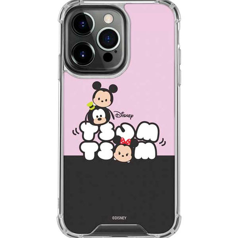 Disney Tsum Tsum Goofy Mickey and Minnie iPhone 16 Pro Max Clear Case