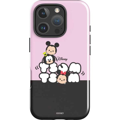 Disney Tsum Tsum Goofy Mickey and Minnie iPhone 16 Pro Max Impact Case