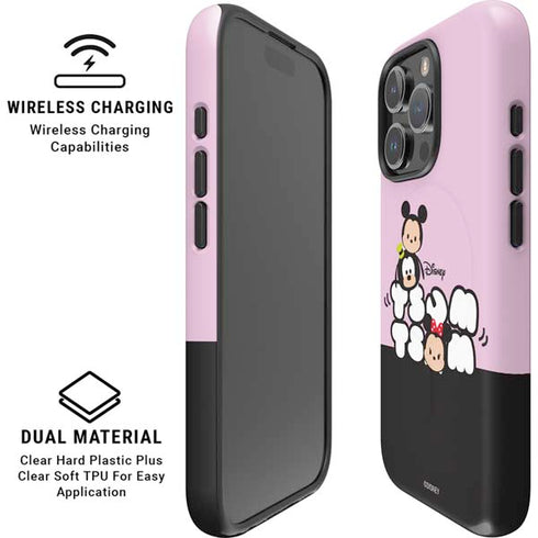 Disney Tsum Tsum Goofy Mickey and Minnie iPhone 16 Pro Max Magsafe Impact Case