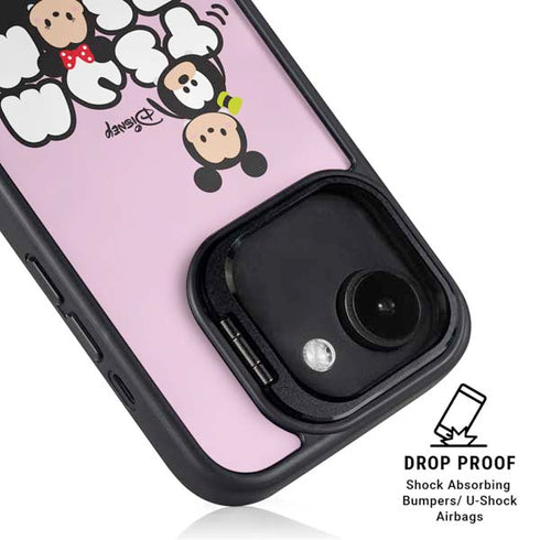 Disney Tsum Tsum Goofy Mickey and Minnie iPhone 16e Kickstand Case