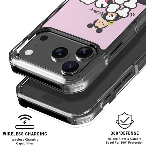 Disney Tsum Tsum Goofy Mickey and Minnie iPhone 18 Pro Clear Case