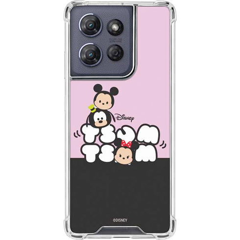 Disney Tsum Tsum Goofy Mickey and Minnie Moto G 5G (2025) Clear Case