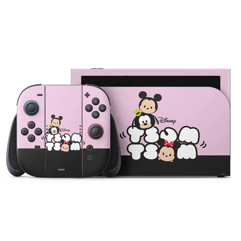 Disney Tsum Tsum Goofy Mickey and Minnie Nintendo Switch 2 (2025) with Joy-Con Skin