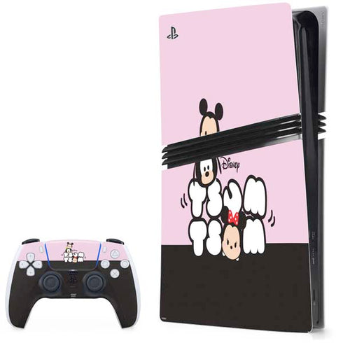 Disney Tsum Tsum Goofy Mickey and Minnie PS5 Pro Bundle Skin