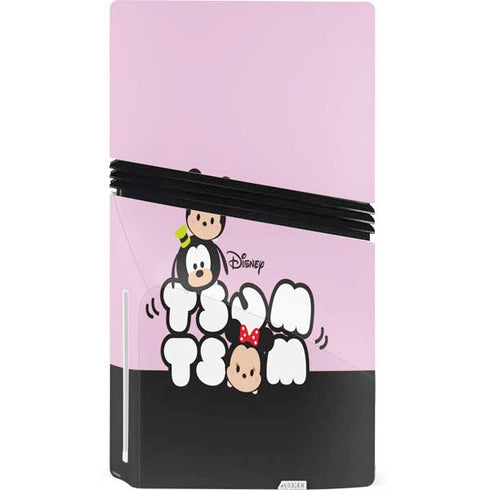 Disney Tsum Tsum Goofy Mickey and Minnie PS5 Pro Disk Console Skin