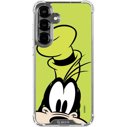 Disney Friends Goofy Up Close Galaxy S26 Clear Case