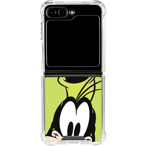 Disney Friends Goofy Up Close Galaxy Z Flip6 Clear Case