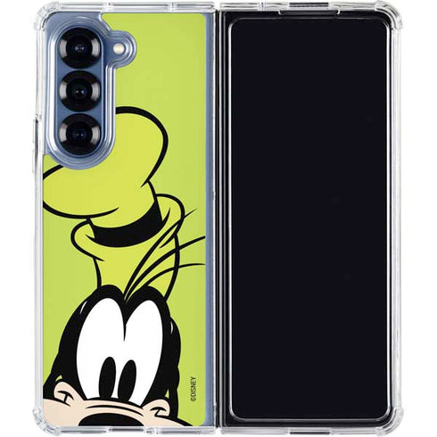 Disney Friends Goofy Up Close Galaxy Z Fold7 Clear Case