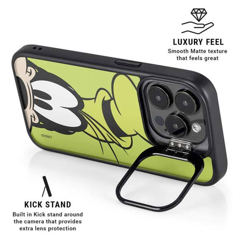 Disney Friends Goofy Up Close iPhone 14 Pro Kickstand Case