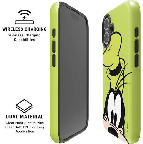 Disney Friends Goofy Up Close iPhone 16 Plus Magsafe Impact Case