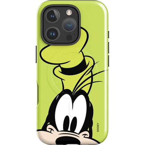 Disney Friends Goofy Up Close iPhone 16 Pro Max Magsafe Impact Case