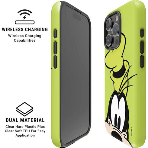 Disney Friends Goofy Up Close iPhone 16 Pro Max Magsafe Impact Case