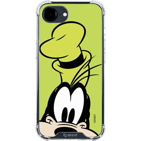 Disney Friends Goofy Up Close iPhone 16e Clear Case